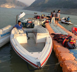 Water sports in Tehri Dam